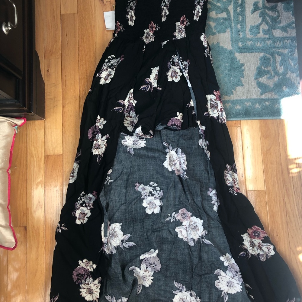 Dark Floral Romper